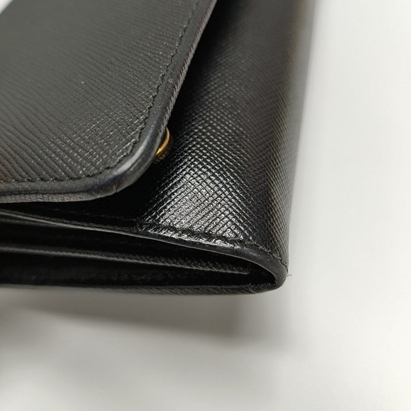Saffiano Calfskin Wallet Black