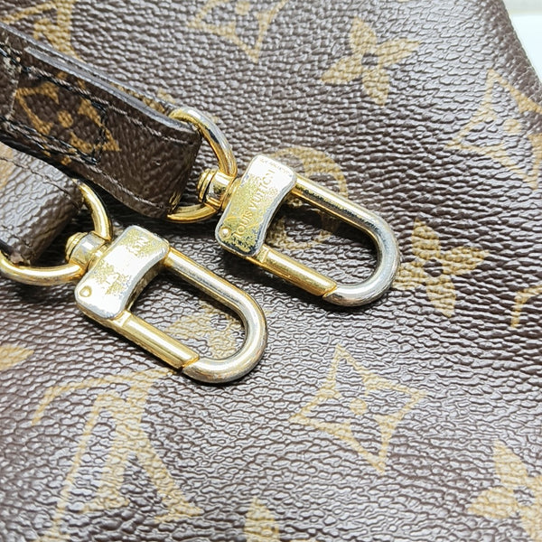 PALLAS BB Monogram Coated Canvas Brown
