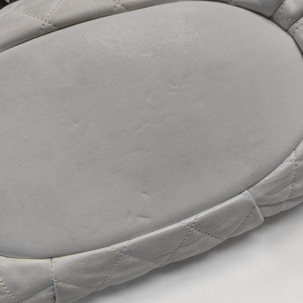 THE MIX Quilted Calfskin White