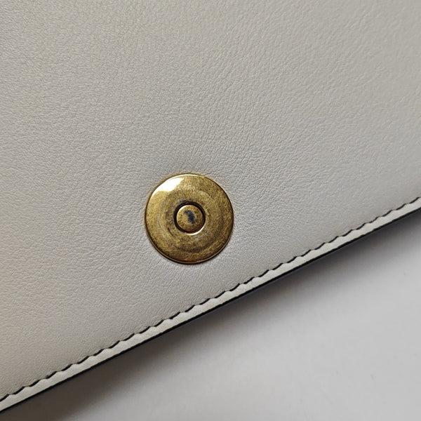 Calfskin Shoulder Bag White