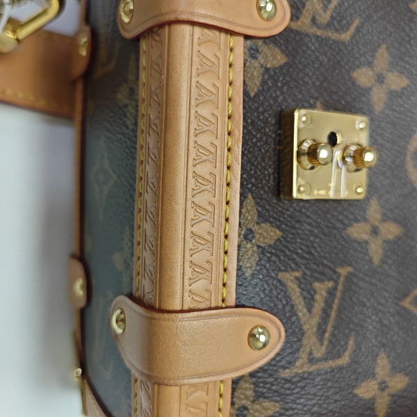 SIDE TRUNK MM Monogram Coated Canvas Brown
