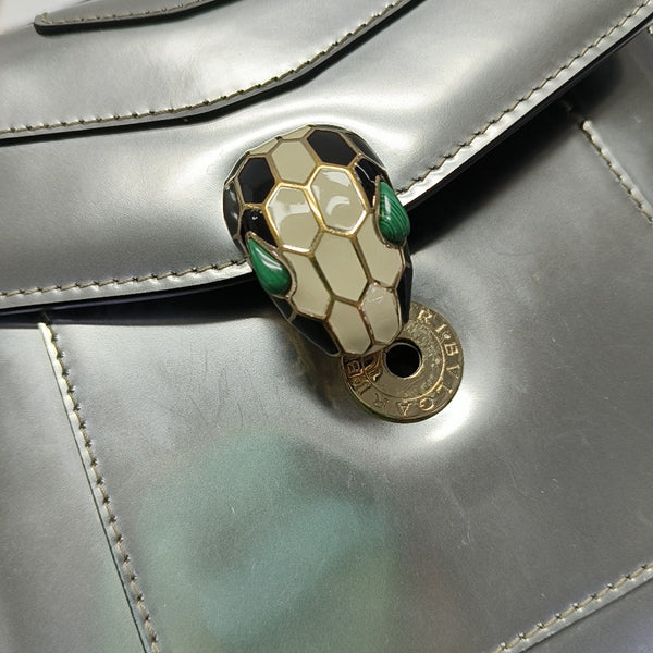 SERPENTI FOREVER Small Calfskin Gray