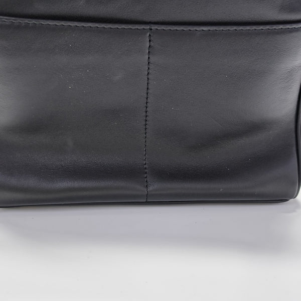 Calfskin Shoulder Bag Mini Black