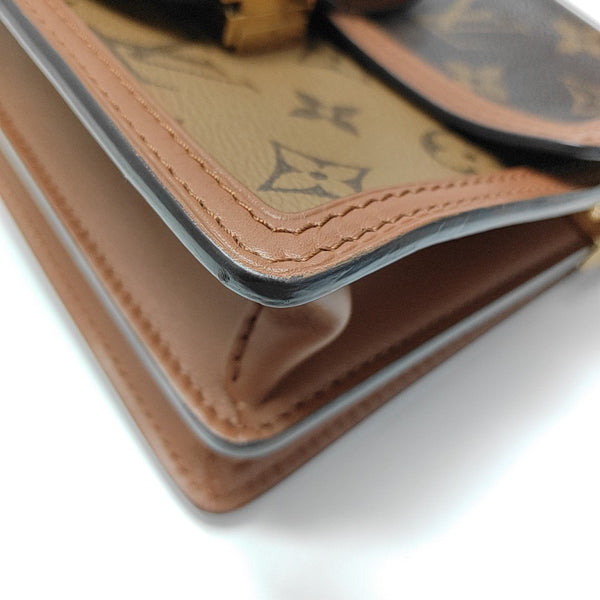 DAUPHINE Mini Monogram Coated Canvas Brown