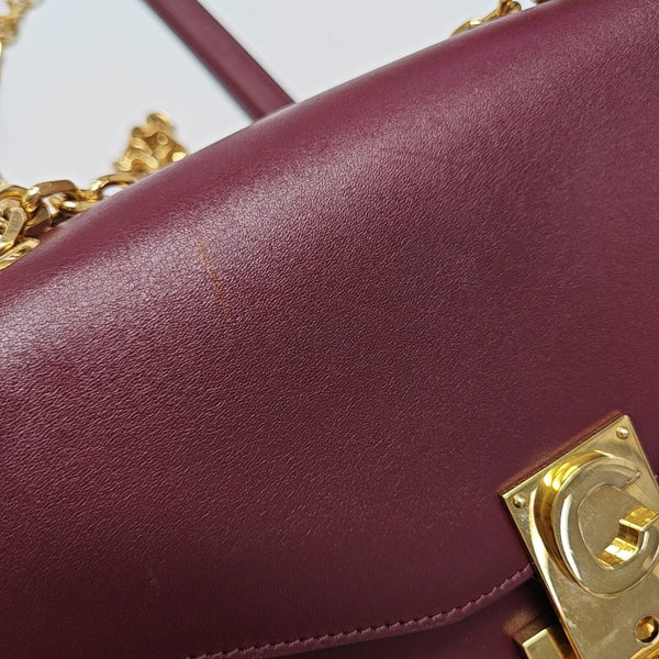 C Medium Calfskin Red