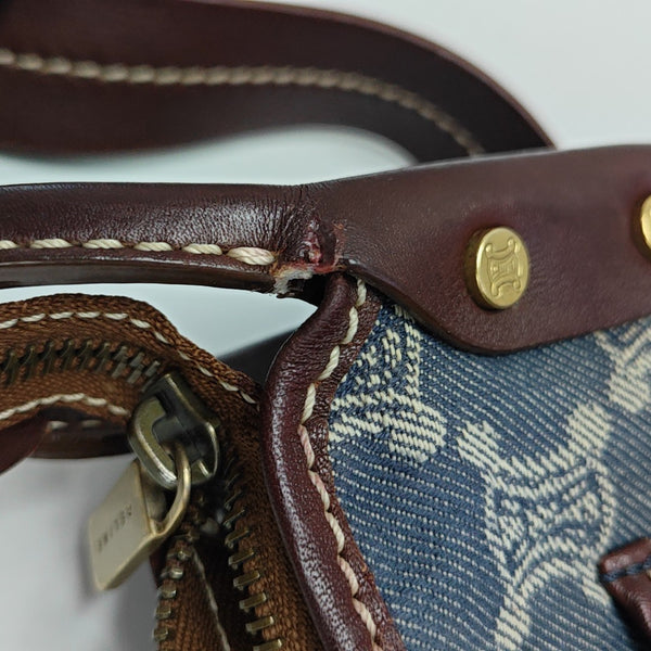 Canvas Shoulder Bag Blue