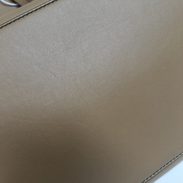 Calfskin Shoulder Bag Brown