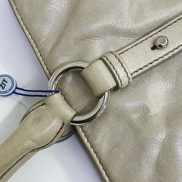Shoulder Strap Calfskin Gray