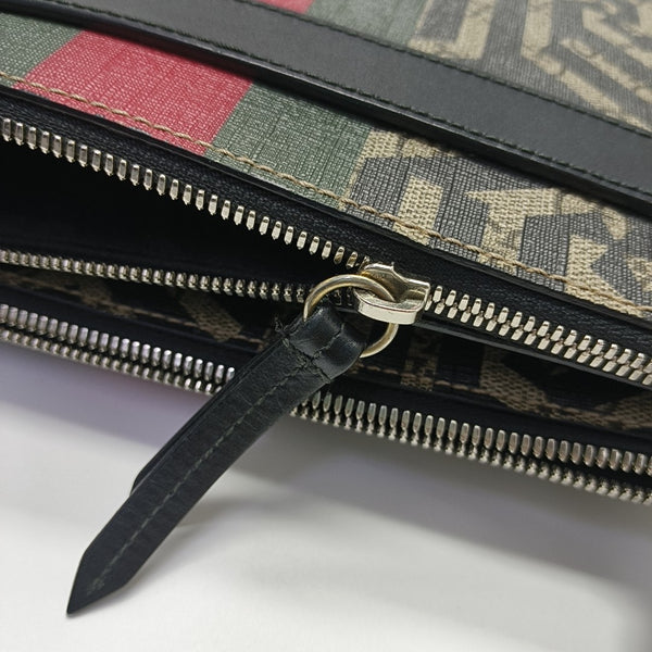 Coated Canvas Shoulder Bag Multicolor