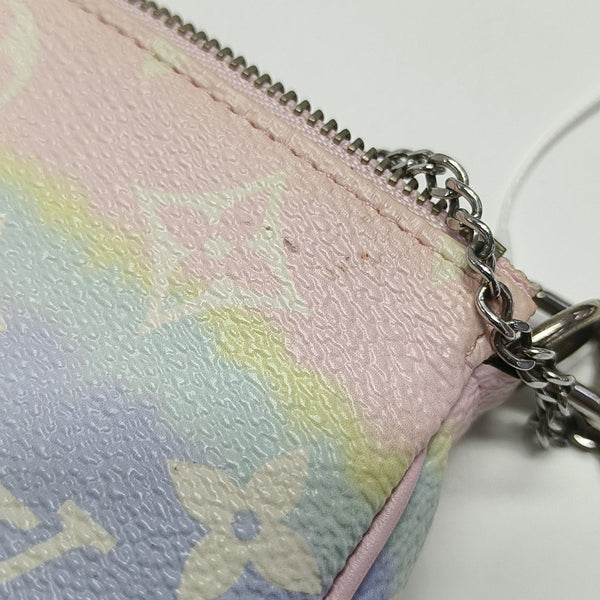 ACCESSOIRES Mini Monogram Coated Canvas Pink