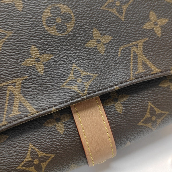 SAUMUR BB Monogram Coated Canvas Brown