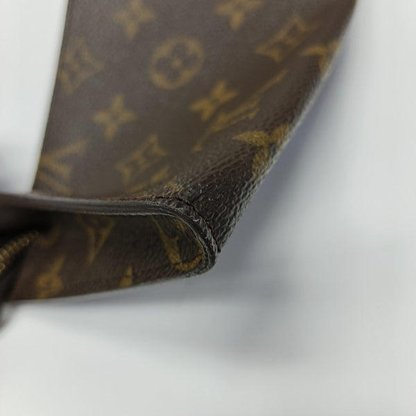 BUCKET Monogram Coated Canvas Brown