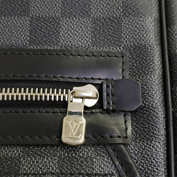 DANIEL Damier Graphite Coated Canvas Gray