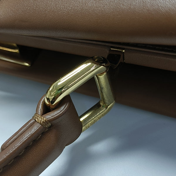 Peekaboo Medium Calfskin Brown