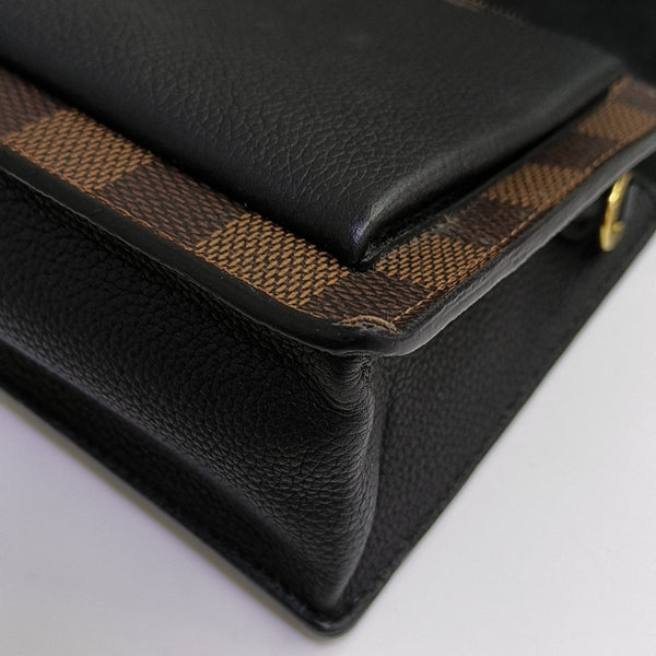 VAVIN Damier Ebene Coated Canvas Brown