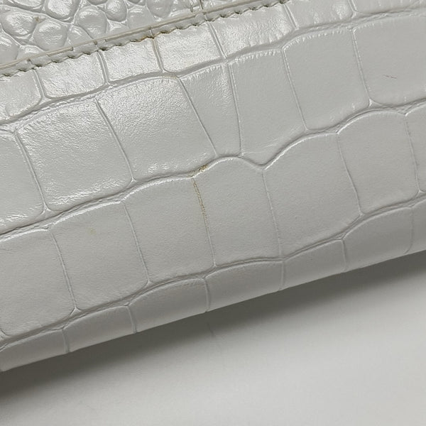Calfskin Top Handle Bag White