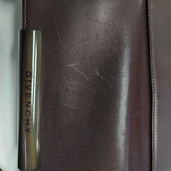 Calfskin Shoulder Bag Brown