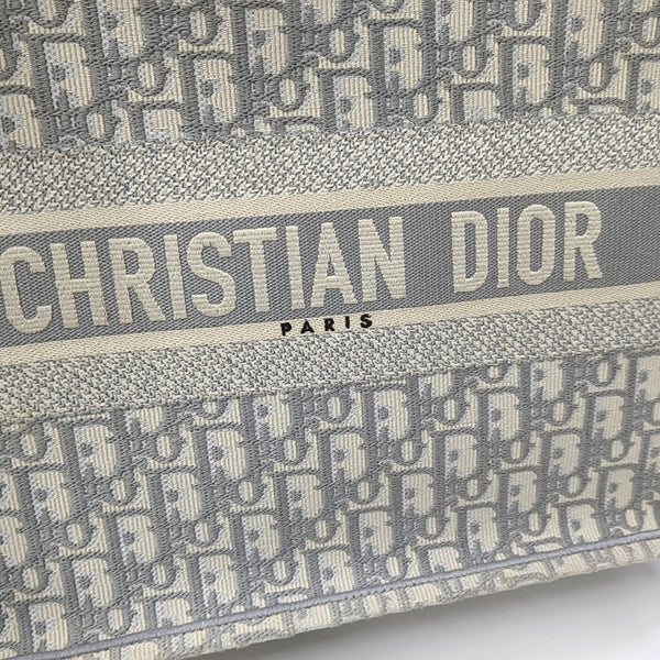 Book Tote Medium Oblique Canvas Gray