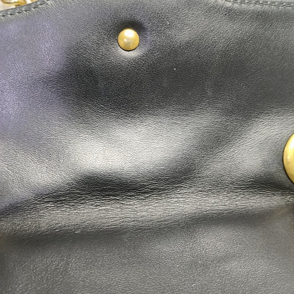 GG Marmont Small Quilted Calfskin Black