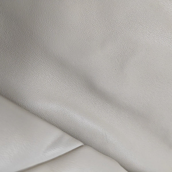 System Quilted Lambskin White