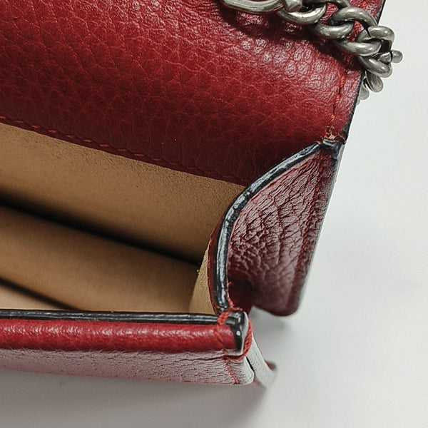 Dionysus Super Mini Calfskin Red