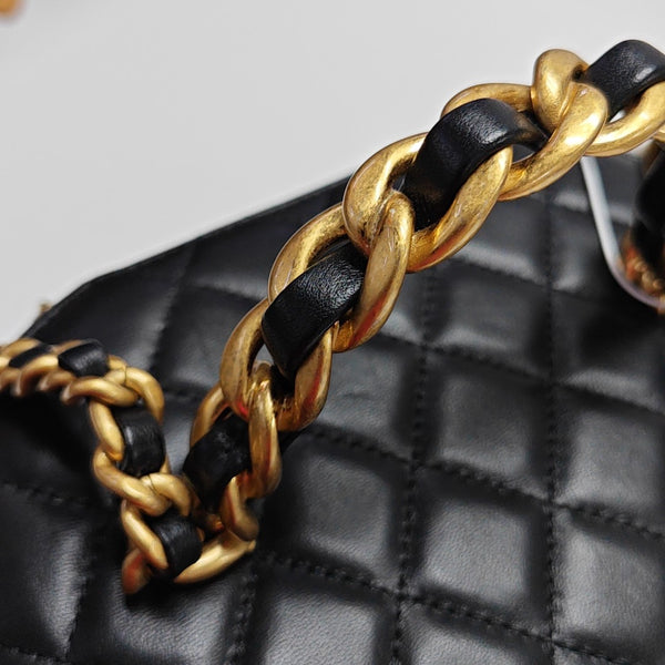 Quilted Lambskin Black