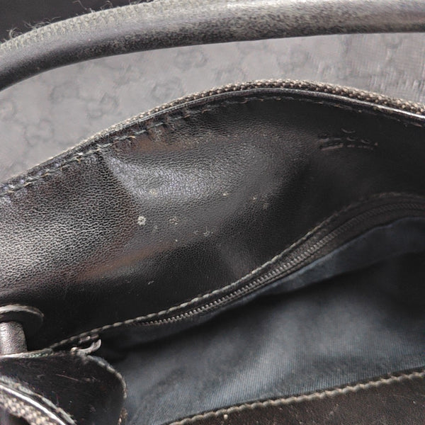 Monogram Canvas Tote Bag Black