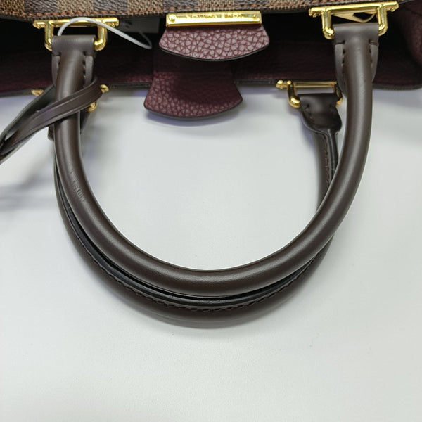 BRITTANY BB Damier Ebene Coated Canvas Brown