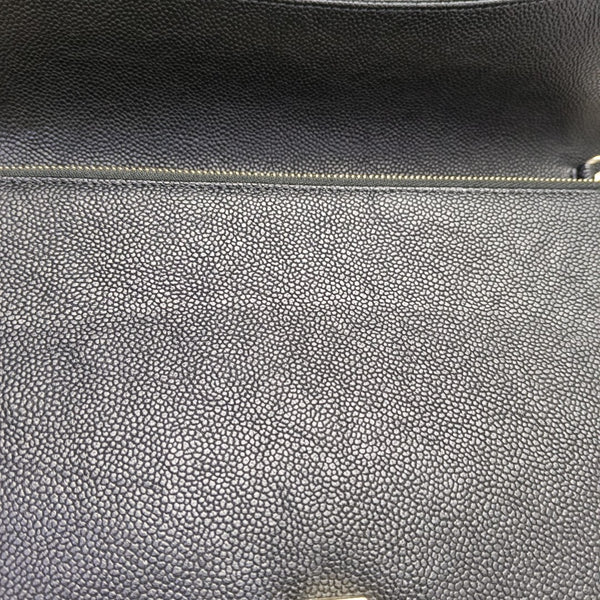 THREAD AROUND Quilted Grained Calfskin Black