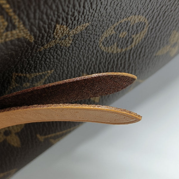 MONTAIGNE BB Monogram Coated Canvas Brown