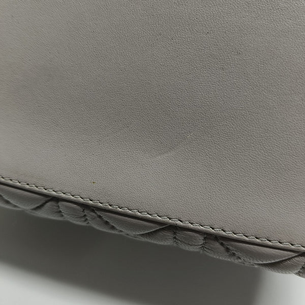 Lady Dior Medium Cannage Lambskin Gray
