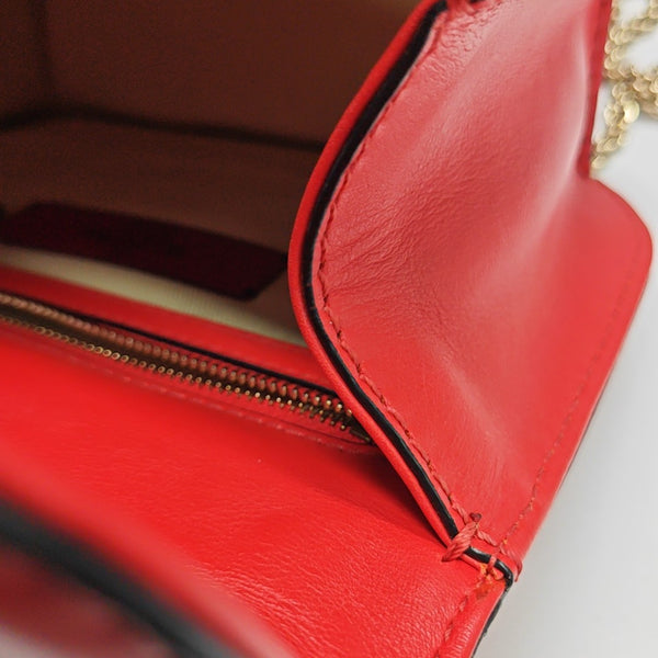 Glam Calfskin Red