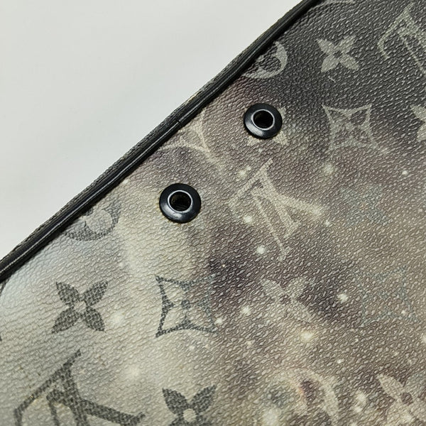 ALPHA Monogram Coated Canvas Gray