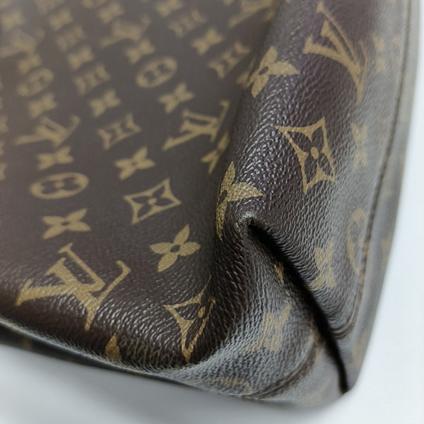 GRACEFUL PM Monogram Coated Canvas Brown
