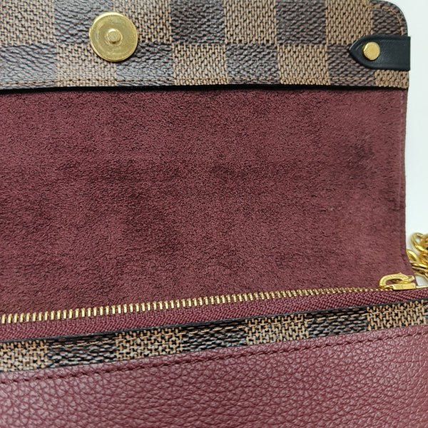VAVIN Damier Ebene Coated Canvas Brown