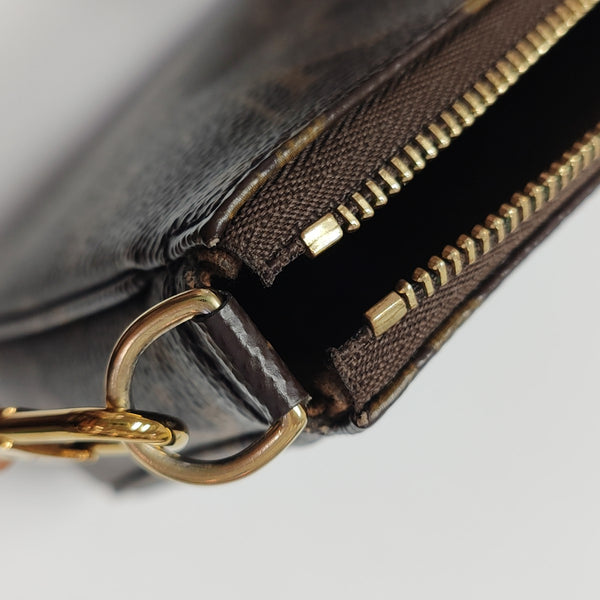 ACCESSOIRES GM Monogram Coated Canvas Brown