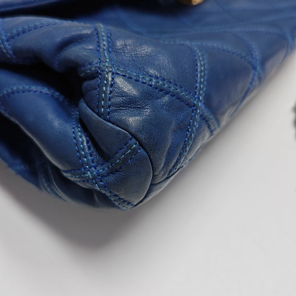 Quilted Calfskin Blue