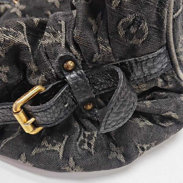 SOLAR Monogram Denim Black