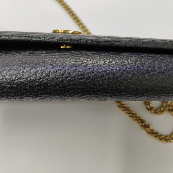 GG Marmont Super Mini Calfskin Black