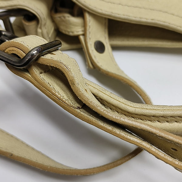 Calfskin Shoulder Bag Beige