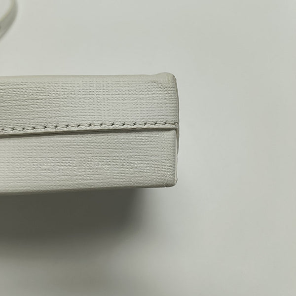 Shopping Bag Calfskin White