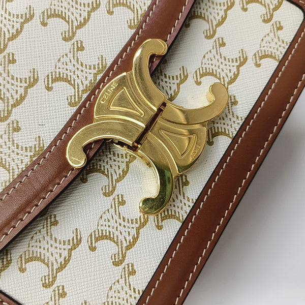 TRIOMPHE Teen Coated Canvas White