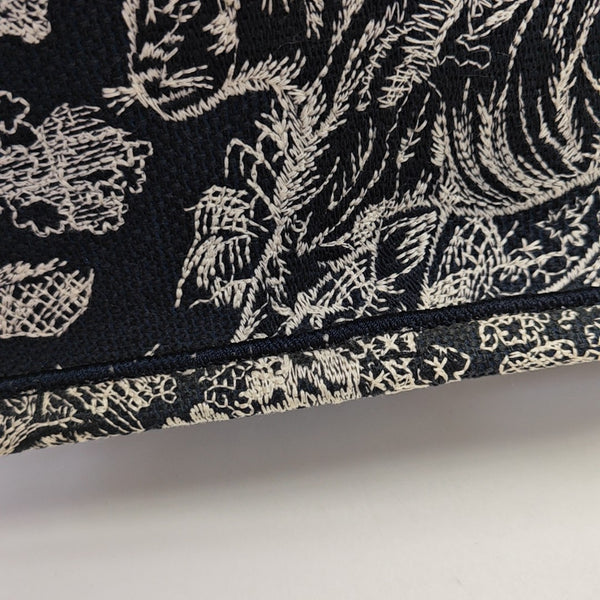 Book Tote Medium Fabric Blue