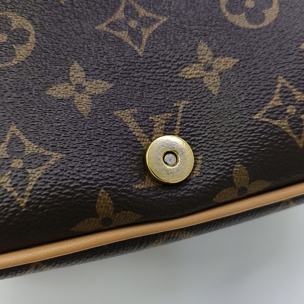 DIANE Monogram Coated Canvas Brown