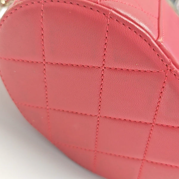 Quilted Lambskin Red