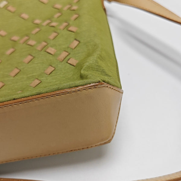 Fabric Shoulder Bag Green