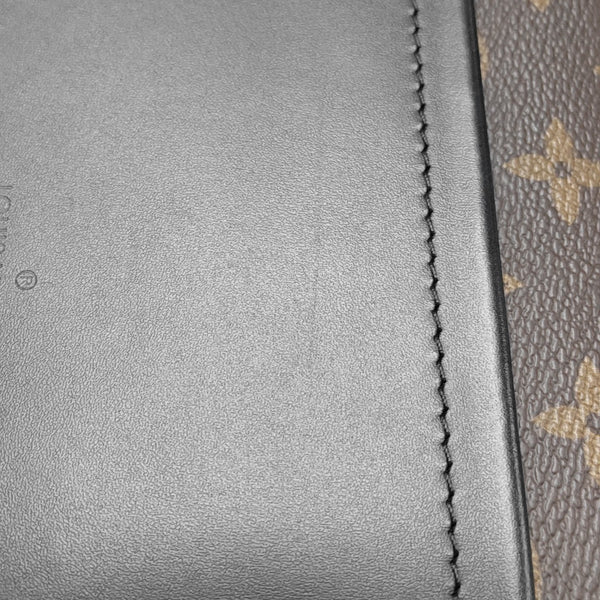 MARCEAU Monogram Coated Canvas Brown