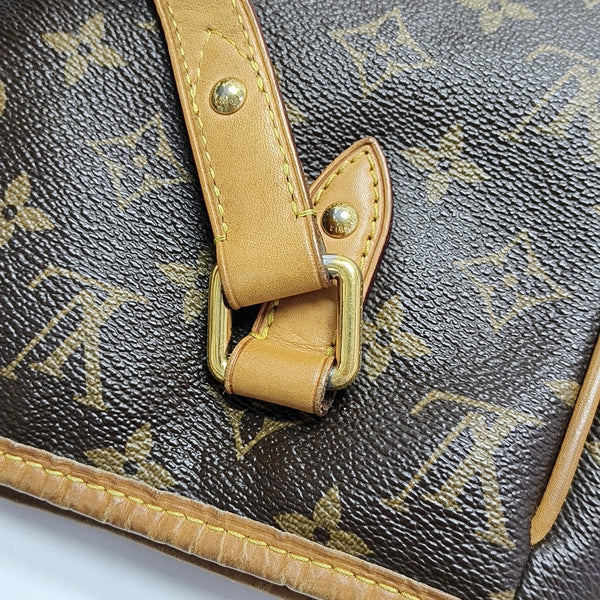 RETIRO GM Monogram Coated Canvas Brown
