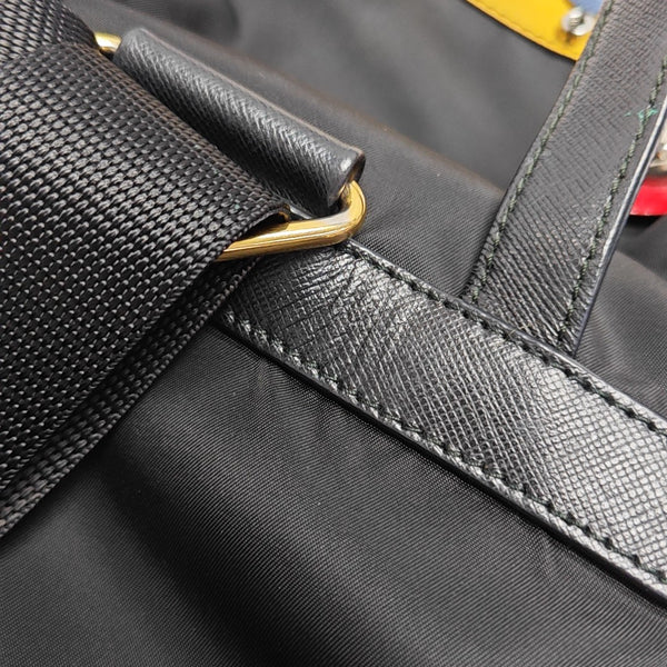 Nylon Backpack Black
