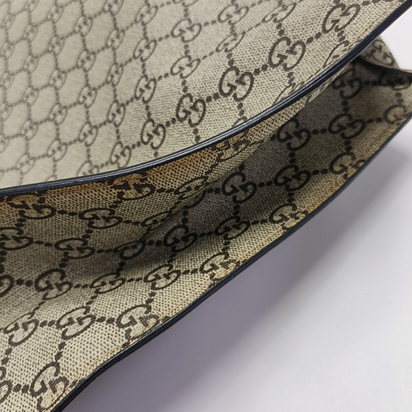 Monogram Coated Canvas Tote Bag Beige